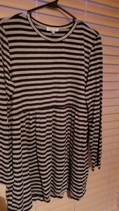 Babydoll long sleeve top